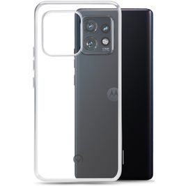 Mobilize Gelly Durchsichtig Motorola Edge 40 Pro Hülle Flexibles TPU Backcover - Transparent