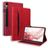 Mobigear Folio Samsung Galaxy Tab S10 FE Plus Hülle Klapphülle - Rot