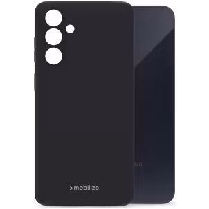 Mobilize Rubber Gelly Samsung Galaxy A55 Hülle Flexibles TPU Backcover - Matt Black
