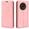 Mobigear Retro Slim HONOR Magic 4 Lite Hülle Klapphülle Geldbörse - Pink
