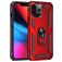 Mobigear Armor Ring iPhone 13 Pro Hülle Hardcase Backcover Stoßfest mit Ringhalter - Rot