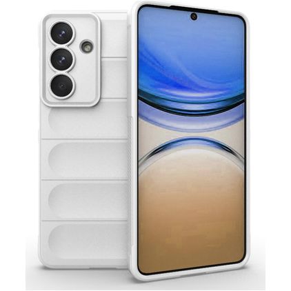 Mobigear Bumpy Samsung Galaxy S26 Plus Hülle Flexibles TPU Backcover - Weiß
