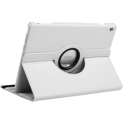 Mobigear DuoStand Huawei MediaPad T5 10.1 Drehbare Klapphülle - Weiß