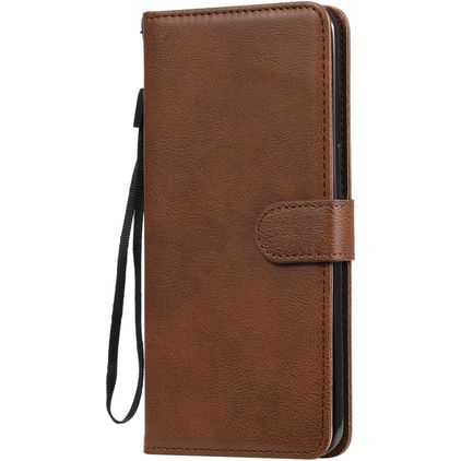 Mobigear Premium LG V60 ThinQ Hülle Klapphülle Geldbörse - Braun