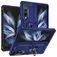 Mobigear Armor Ring Samsung Galaxy Z Fold 4 Hülle Hardcase Backcover Stoßfest mit Ringhalter - Blau