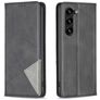 Mobigear Rhombus Slim Samsung Galaxy S25 Plus Hülle Klapphülle - Schwarz