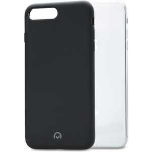 Mobilize Solid iPhone 7 Plus Silikon Hülle Backcover - Schwarz