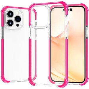 Mobigear Full Bumper iPhone 14 Hülle Hardcase Backcover Stoßfest - Magenta