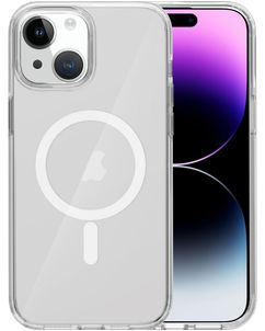 Mobigear Crystal Durchsichtig iPhone 15 MagSafe Hülle Hardcase Backcover - Transparent