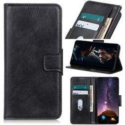Mobigear Classy iPhone 12 Pro Max Hülle Klapphülle Geldbörse - Schwarz
