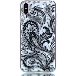 Mobigear Design iPhone XS Max Hülle Flexibles TPU Backcover - Phönix