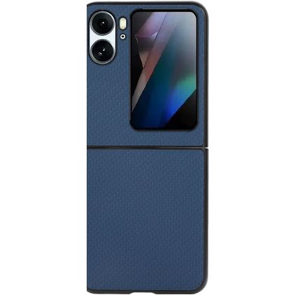 Mobigear Excellent OPPO Find N2 Flip Hülle Hardcase Backcover - Blau