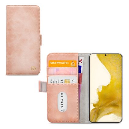 Mobilize Elite Gelly Samsung Galaxy S22 Klapphülle Portemonnaie - Soft Pink