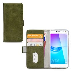 Mobilize Elite Gelly Huawei Y5 (2017) Hülle Klapphülle Geldbörse - Grün
