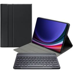 Mobilize Detachable Bluetooth Keyboard Samsung Galaxy Tab S9 Hülle QWERTY Bluetooth Tastatur Klapphülle - Schwarz