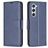 Mobigear Excellent Samsung Galaxy S24 Hülle Klapphülle Geldbörse - Blau