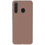 Mobigear Colors Samsung Galaxy A21 Hülle Flexibles TPU Backcover - Braun