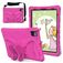 Mobigear Butterfly iPad Air 11 Zoll (2026) Hülle EVA Schaum Backcover + Schulterträger + Ständer - Magenta