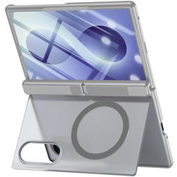 Mobigear Kickstand Samsung Galaxy Z Fold 8 MagSafe Hardcase Backcover Shockproof mit Ständer - Grau