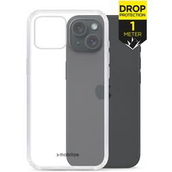 Mobilize Naked Protection Durchsichtig iPhone 15 Hülle Hardcase Backcover Stoßfest - Transparent