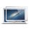 Mobigear MacBook Air 11 Zoll (2010-2016) Displayschutz Schutzfolie - Hüllenfreundlich - Silber Model A1370 / A1465