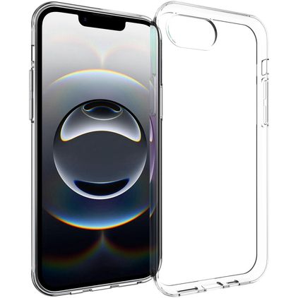 Mobigear Basics Durchsichtig iPhone 17e Hülle Flexibles TPU Backcover - Transparent