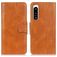 Mobigear Classy Sony Xperia 5 IV Hülle Klapphülle Geldbörse - Cognac