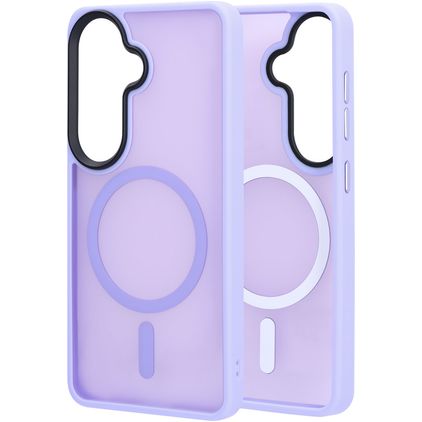 Mobiparts Hardcover Samsung Galaxy S26 MagSafe Hülle Hardcase Backcover - Satin Lila