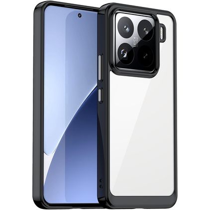 Mobigear Crystal Xiaomi 15 Pro Hardcase Backcover - Schwarz
