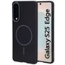 Mobiparts Slim Line Samsung Galaxy S25 Edge MagSafe Hülle Hardcase Backcover - Onyx Black