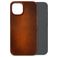 Mobilize Premium iPhone 15 MagSafe Hülle Echtes Leder Backcover - Burned Cognac
