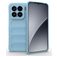 Mobigear Bumpy Xiaomi 15 Hülle Flexibles TPU Backcover - Blau