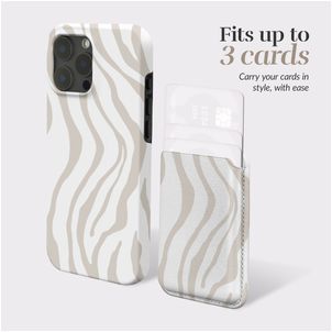 MIO Kartenetui - 3 Karten - MagSafe Kompatibel - Sandy Zebra