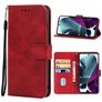 Mobigear Wallet Motorola Moto G200 5G Hülle Klapphülle Geldbörse - Rot