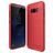 Mobigear Brushed Slim Samsung Galaxy S8 Hülle Flexibles TPU Backcover - Rot