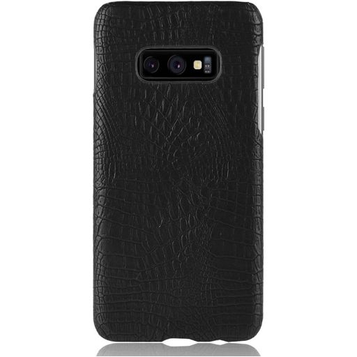 Mobigear Croco Samsung Galaxy S10e Hülle Hardcase Backcover - Schwarz