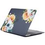 Mobigear Design MacBook Air 11 Zoll (2010-2016) Hardcase Hülle MacBook Case - Blumen Schwarz - Model A1370 / A1465