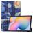 Mobigear Tri-Fold Samsung Galaxy Tab S6 Lite Klapphülle - The Starry Night