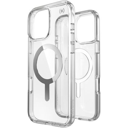 Speck Presidio Perfect Clear Transparent iPhone 16 Pro Max MagSafe Hardcase Backcover Shockproof - Transparent