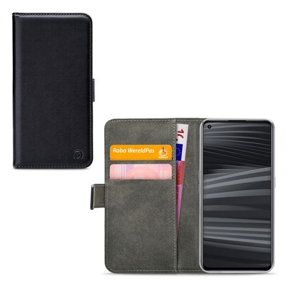 Mobilize Classic Gelly Wallet Realme GT2 Hülle Klapphülle Geldbörse - Schwarz