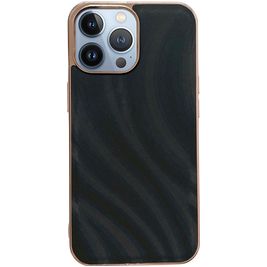 Mobigear Wavy iPhone 14 Pro Max Hülle Hardcase Backcover - Schwarz