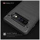 Mobigear Brushed Slim Samsung Galaxy S10 Hülle Flexibles TPU Backcover - Rot