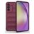 Mobigear Bumpy Samsung Galaxy A56 Hülle Flexibles TPU Backcover - Wine Red