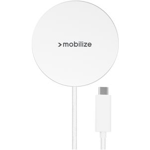 Mobilize Magnetic Single USB-C USB-C 1.2 Meter 25W - Weiß