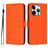 Mobigear Urban Wallet iPhone 16 Pro Hülle Klapphülle Geldbörse - Orange