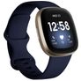 Mobigear Sport Dual Silikon Fitbit Versa 3 Armband Drückerschließe - Dunkelblau