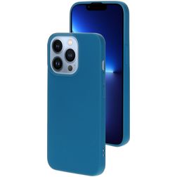 Mobiparts iPhone 13 Pro Silikon Hülle Backcover - Blueberry Blue