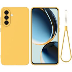 Mobigear Rubber Touch Samsung Galaxy A56 Silikon Hülle Backcover - Gelb