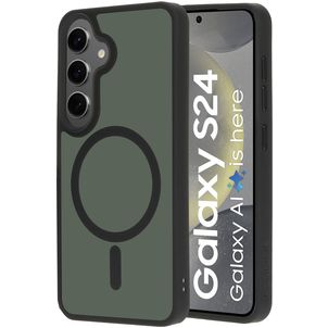 Mobiparts Hardcover Samsung Galaxy S24 MagSafe Hülle Hardcase Backcover - Satin Black