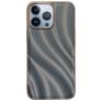 Mobigear Wavy iPhone 14 Pro Hülle Hardcase Backcover - Silber